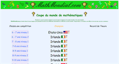 Desktop Screenshot of mathmondial.com